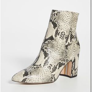 Sam Edelman Snake Print Booties